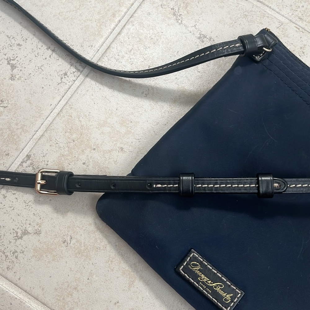 Dooney & Bourke - Triple Zip Crossbody Purse - Navy - Picture 6 of 6